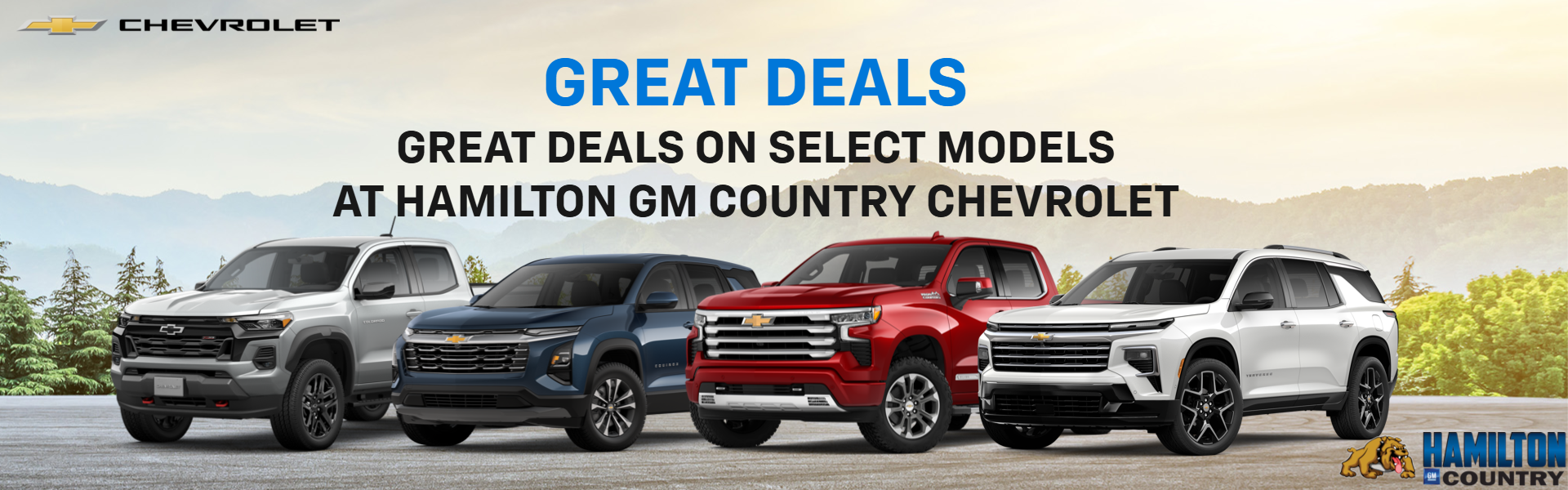 Great Deals on New Vehicles 